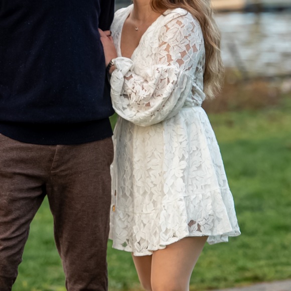 These Three Boutique: White Lacey dress - Picture 3 of 5